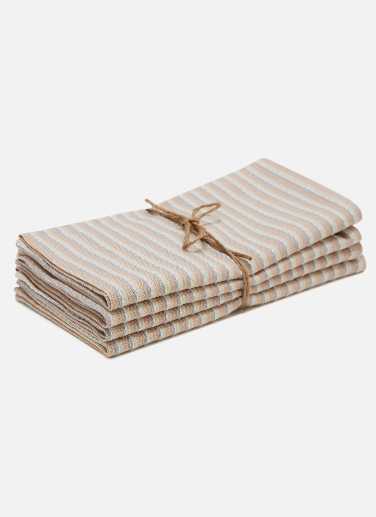 MERCI STRIPE -  Blush Napkins