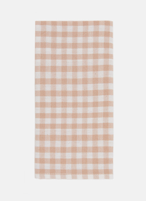 MINI GINGHAM -  Blush Napkins