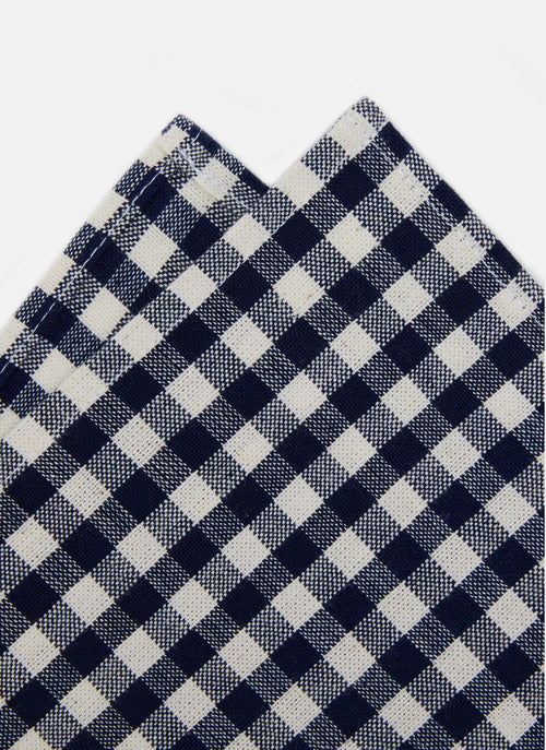 MINI GINGHAM -  Indigo Napkins