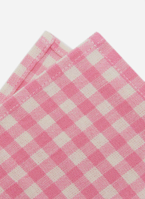 MINI GINGHAM -  Peony Kid Napkins