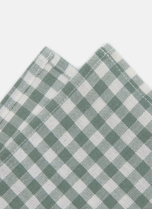 MINI GINGHAM -  Sage Napkins