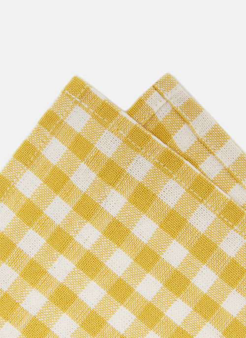 MINI GINGHAM - Sunflower Napkins