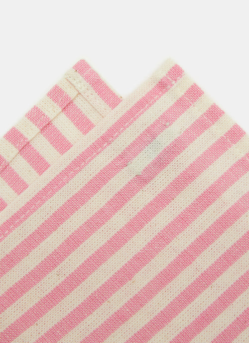 MINI STRIPE -  Peony Napkins