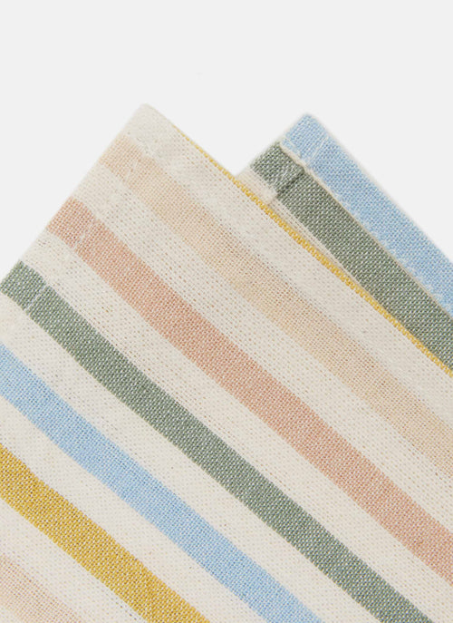 MULTI STRIPE -  Spring Pastel Napkins