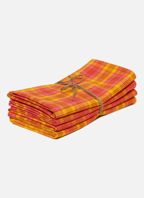 NANTUCKET PLAID - Citrus Napkins