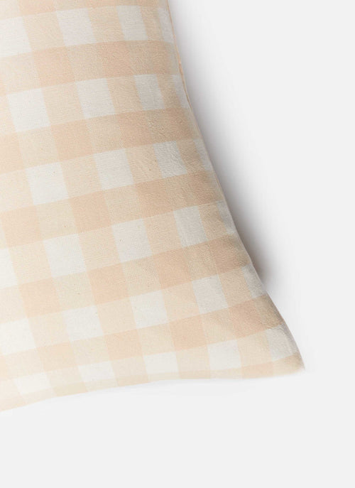 GINGHAM - Cream Pillow