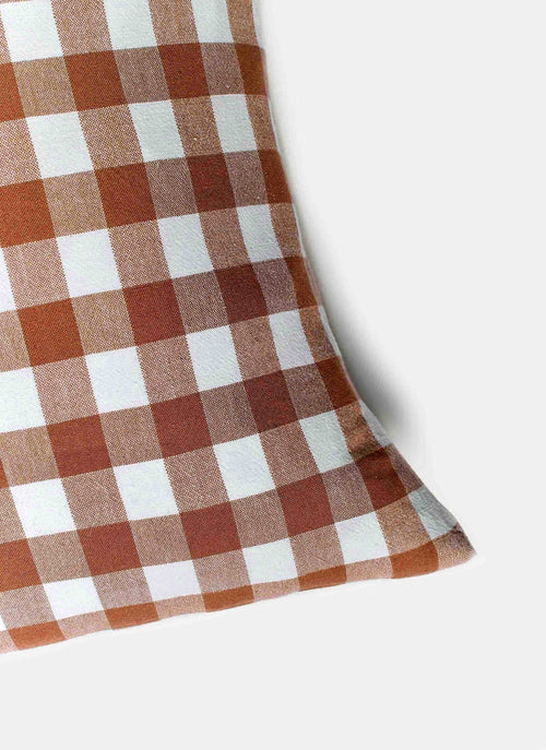 GINGHAM - Nutmeg Pillow