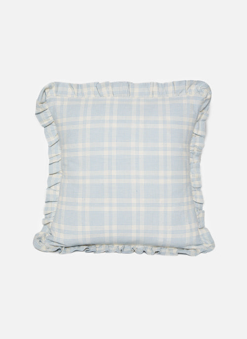 MARIANNE PLAID - Blue Pillow