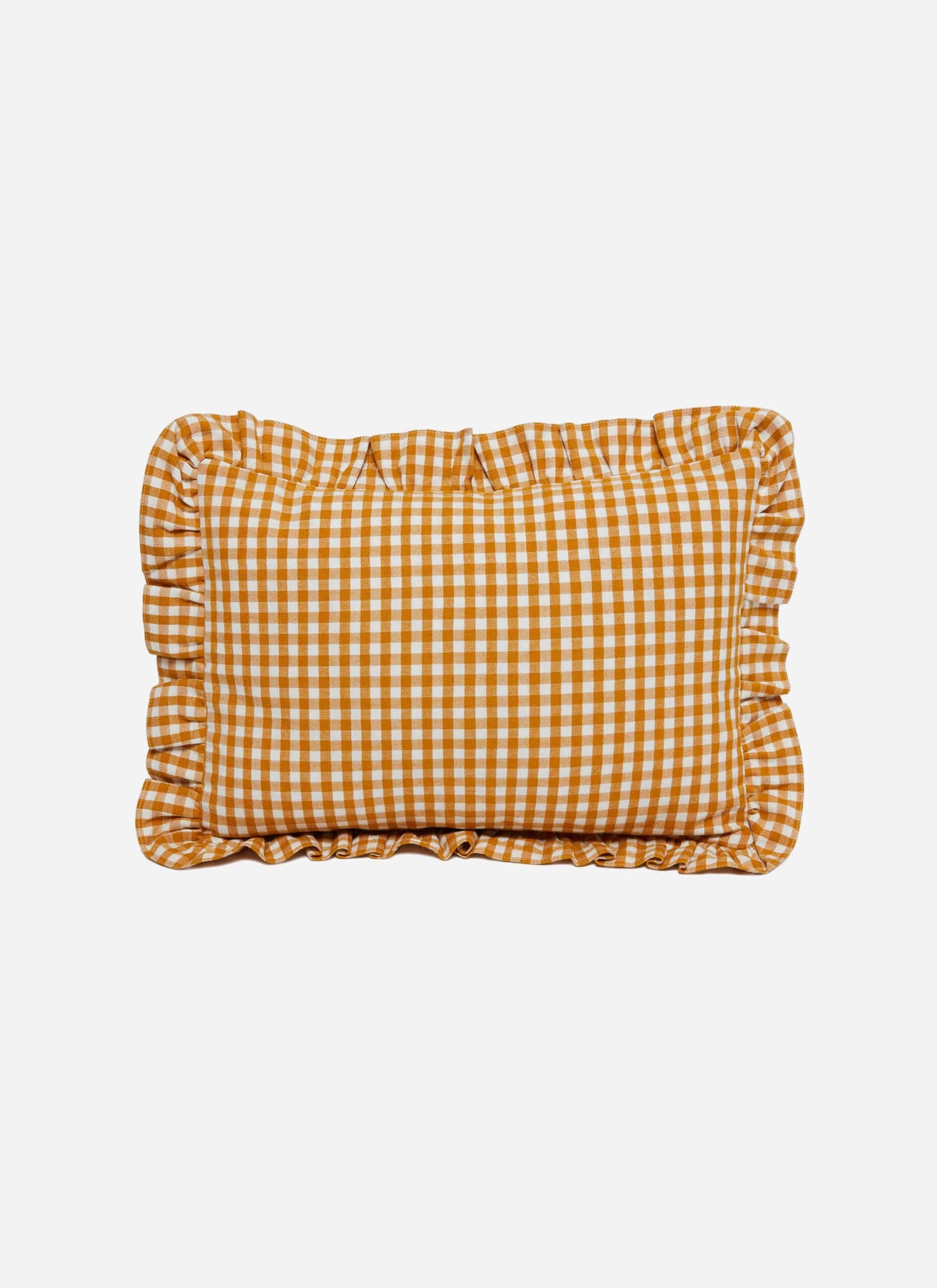 MINI GINGHAM -  Goldenrod Petite Pillow