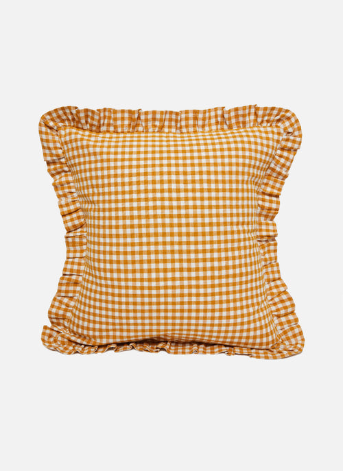 MINI GINGHAM Goldenrod Pillow