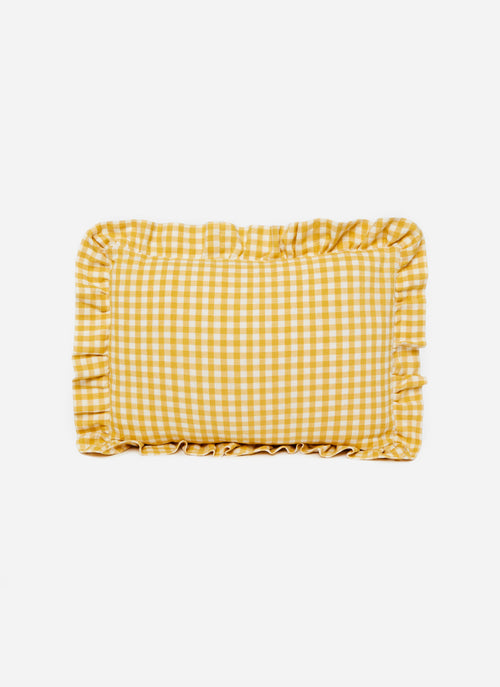 MINI GINGHAM - Sunflower Petite Pillow