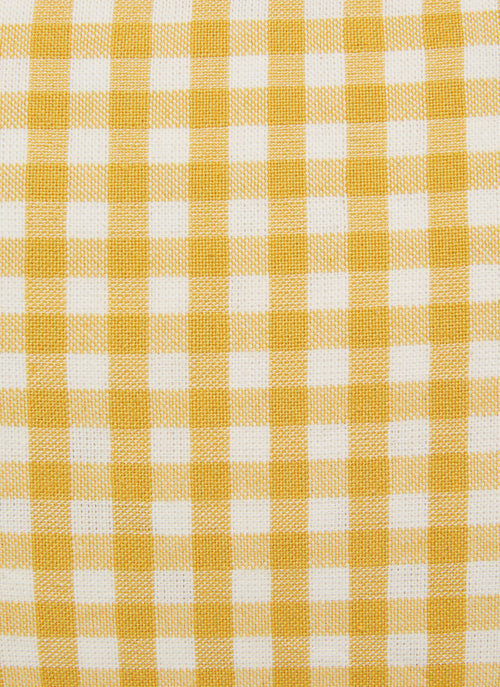 MINI GINGHAM - Sunflower Pillow