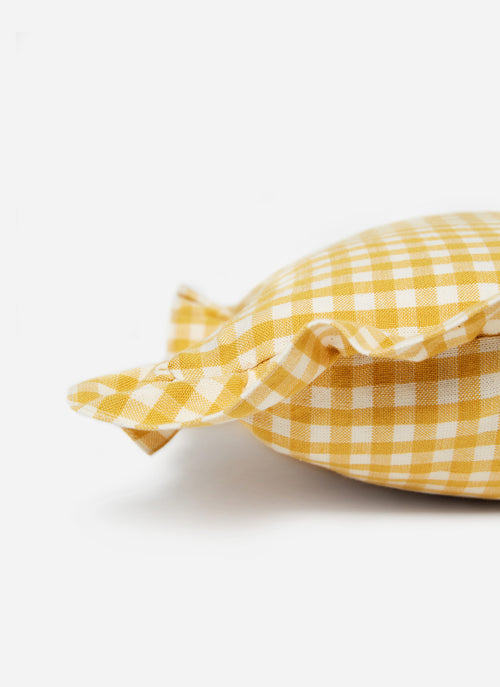 MINI GINGHAM - Sunflower Pillow