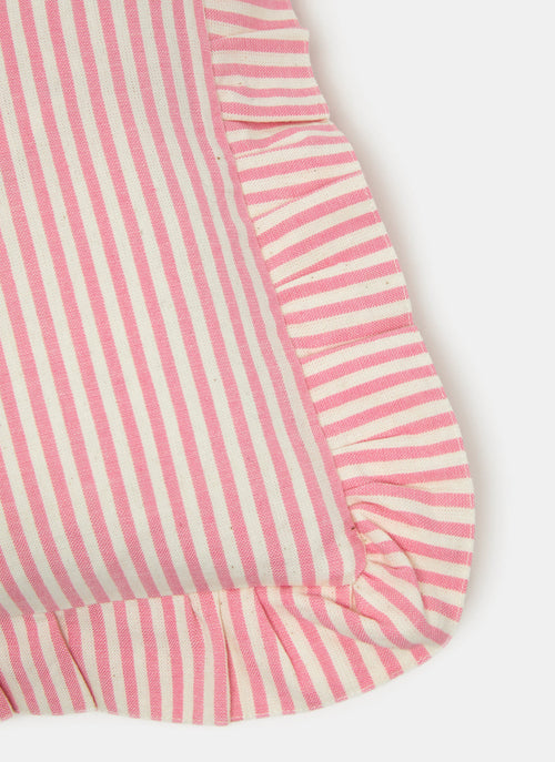 MINI STRIPE Peony Petite Pillow