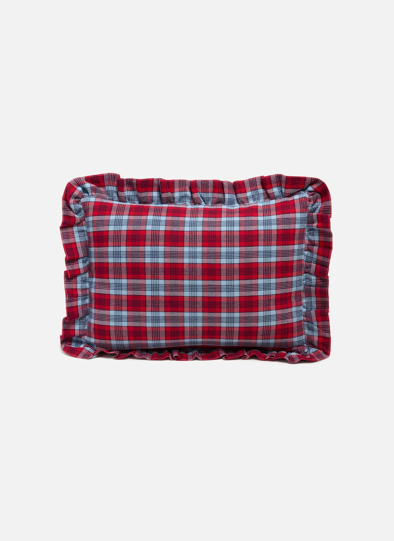 NANTUCKET PLAID -  Red Petite Pillow