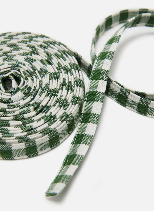 MINI GINGHAM -  Hunter Ribbon