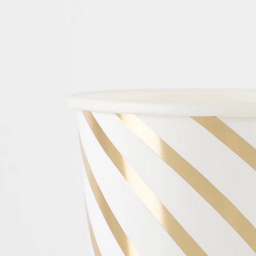 Gold Swirl Cups