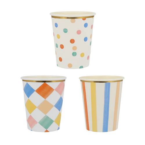 Colorful Pattern Cups