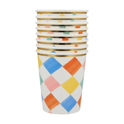 Colorful Pattern Cups