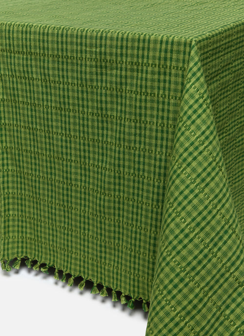 SOHO - Two Toned Evergreen Tablecloth