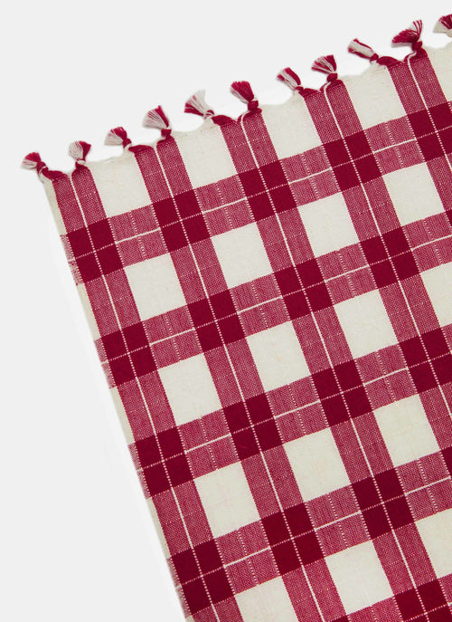 ANNABELLE PLAID - Red Tablecloth