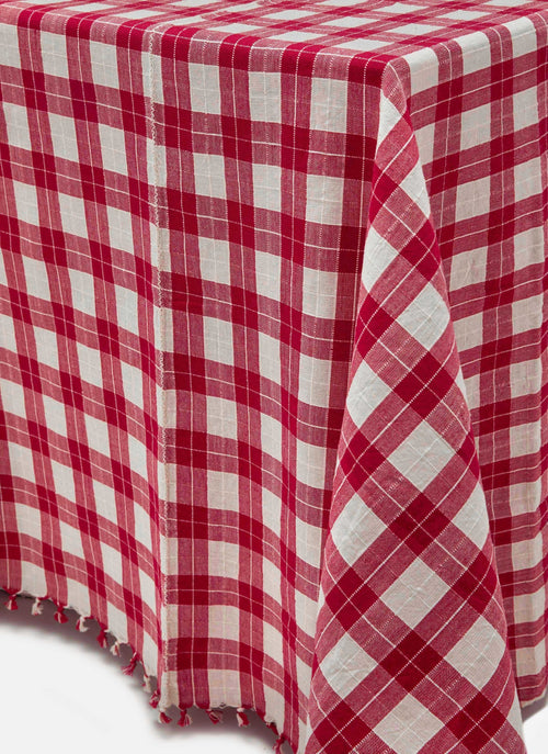 ANNABELLE PLAID - Red Tablecloth