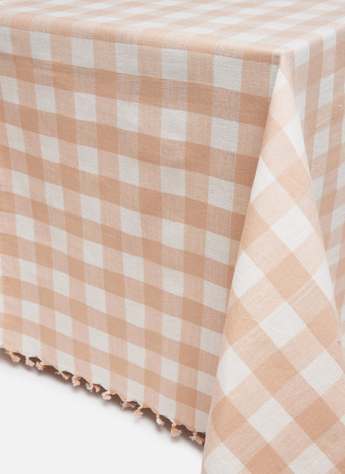 GINGHAM - Blush Tablecloth