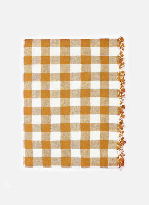 GINGHAM - Goldenrod Tablecloth