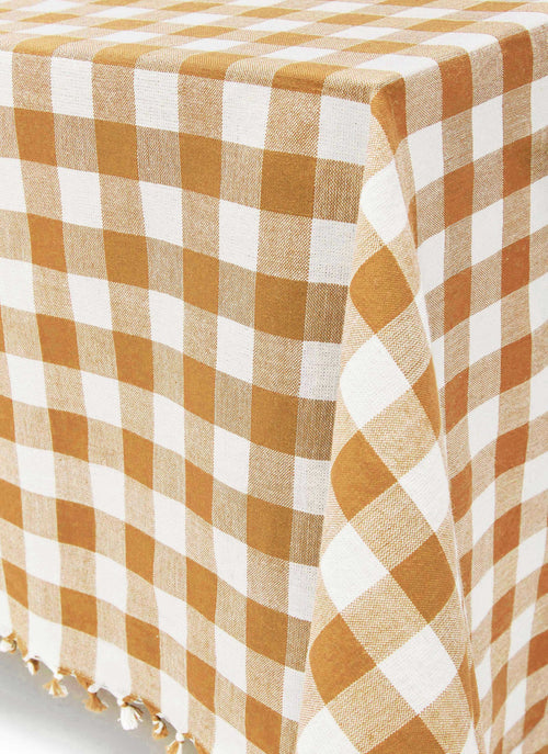 GINGHAM - Goldenrod Tablecloth