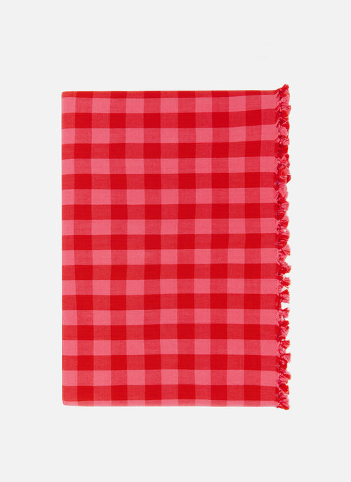 GINGHAM - Guava Tablecloth