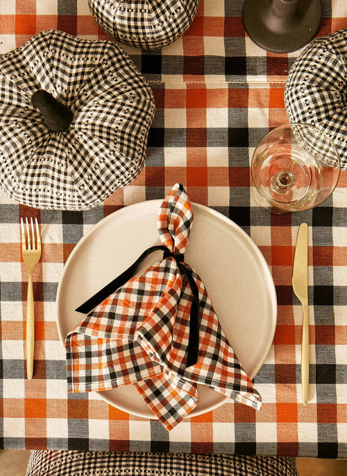 MINI GINGHAM -  Halloween Napkin