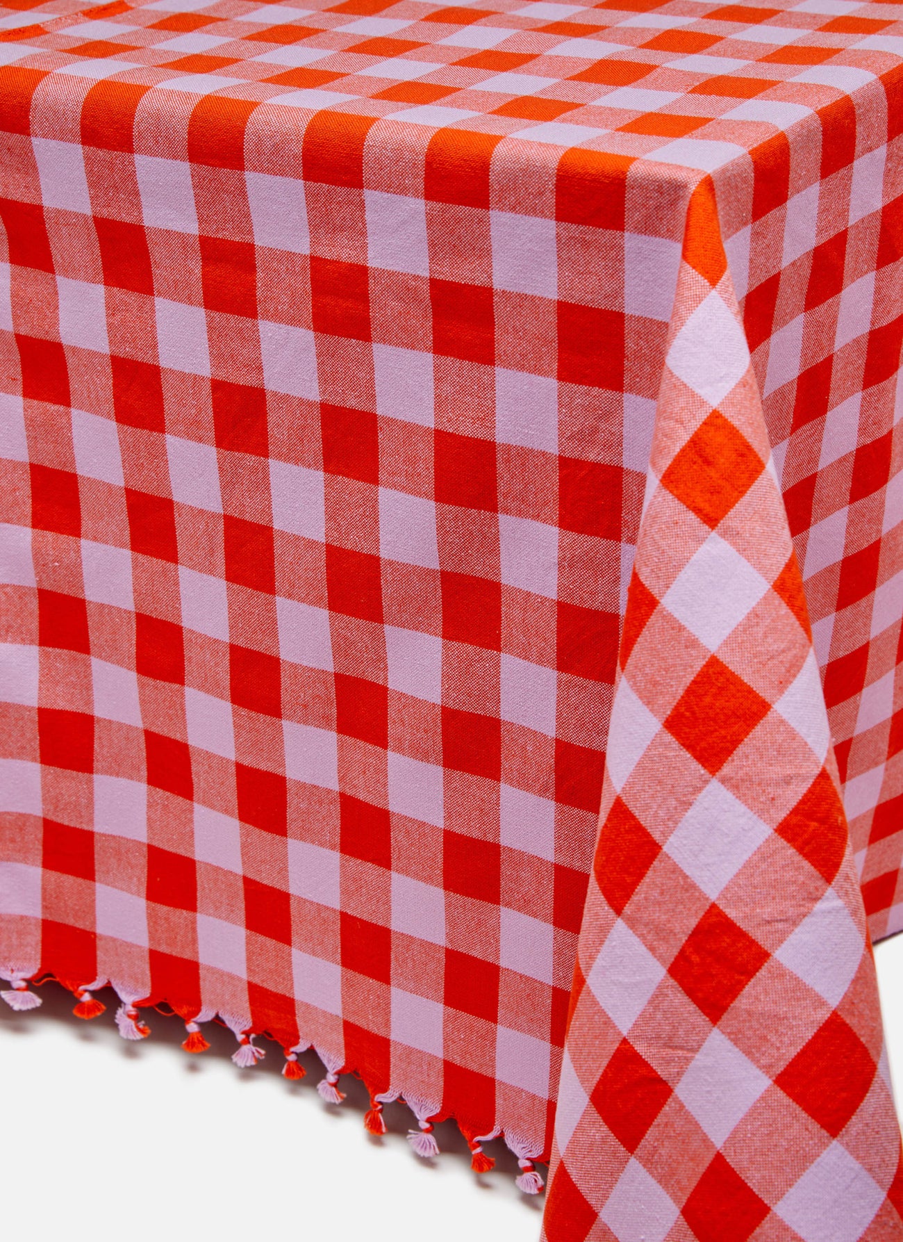 GINGHAM - Poppy Tablecloth