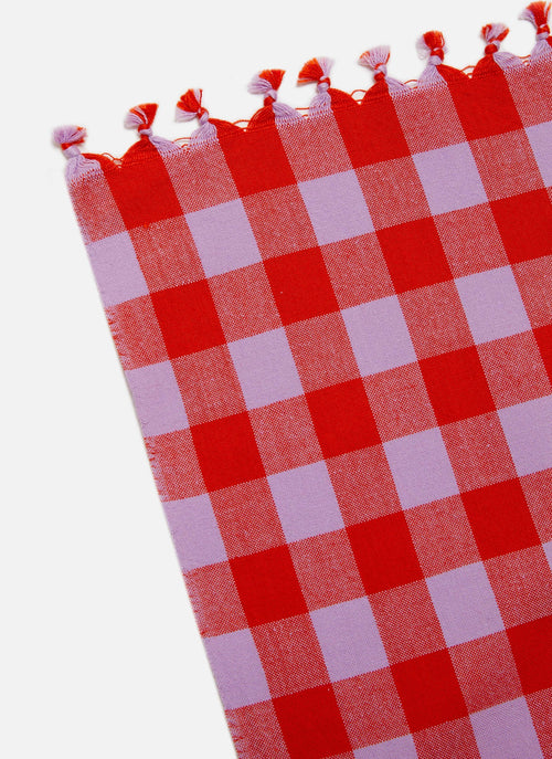 GINGHAM - Poppy Tablecloth