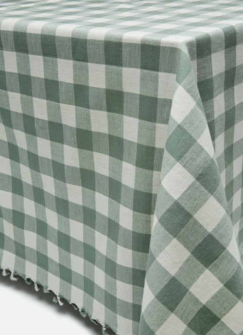 GINGHAM - Sage Tablecloth