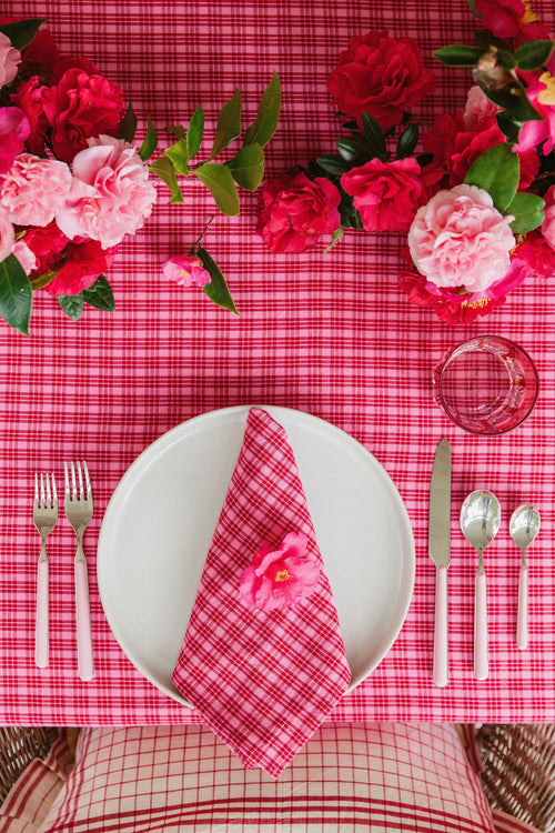 KATHERINE PLAID - Valentine Tablecloth