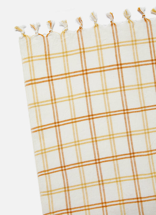 MAYFAIR PLAID - Goldenrod Tablecloth