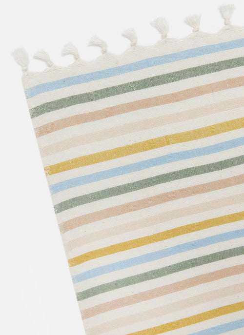 MULTI STRIPE - Spring Pastel Tablecloth