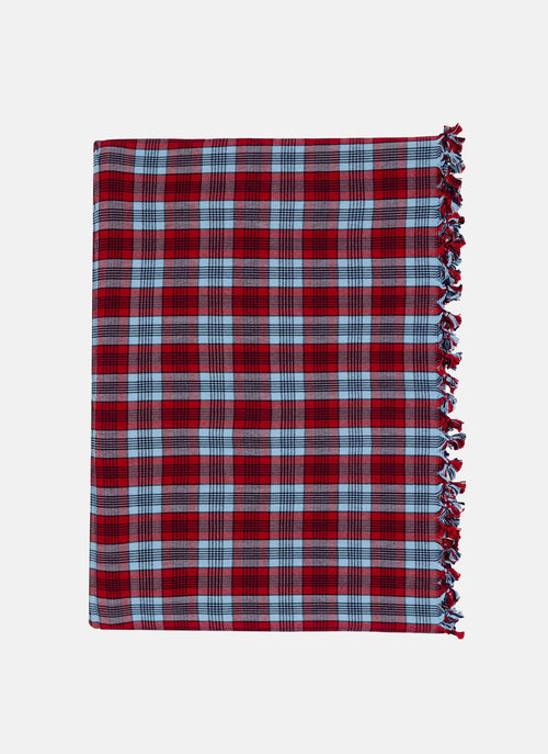 NANTUCKET PLAID - Red Tablecloth