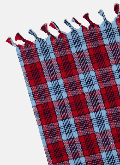 NANTUCKET PLAID - Red Tablecloth