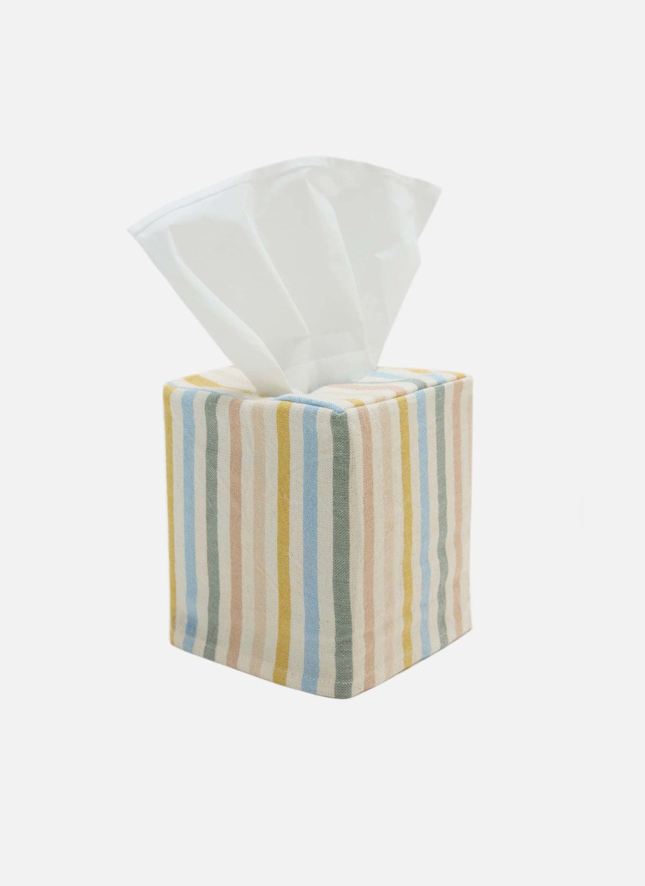 MULTI STRIPE - Spring Pastel Tissue Box Cover