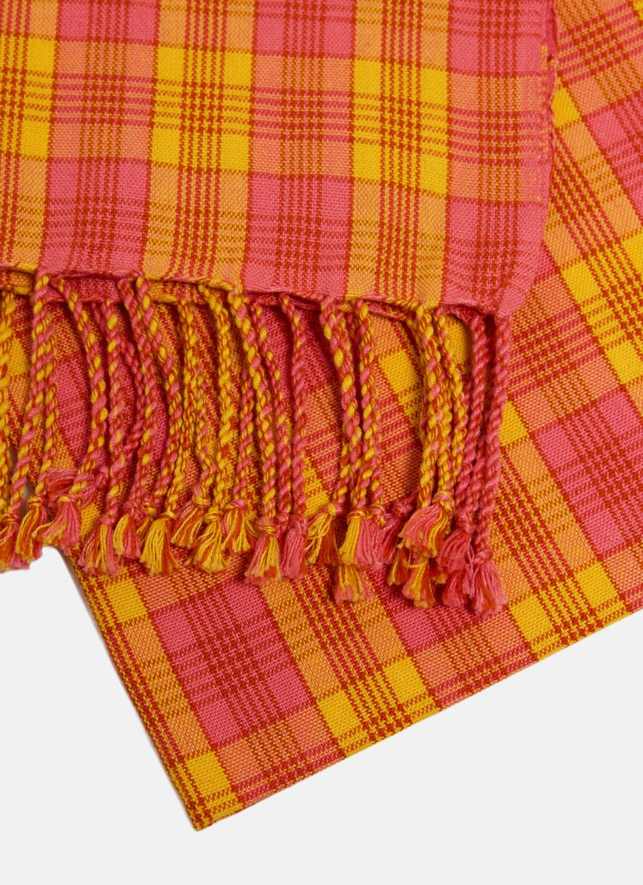 NANTUCKET PLAID - Citrus Beach Towel