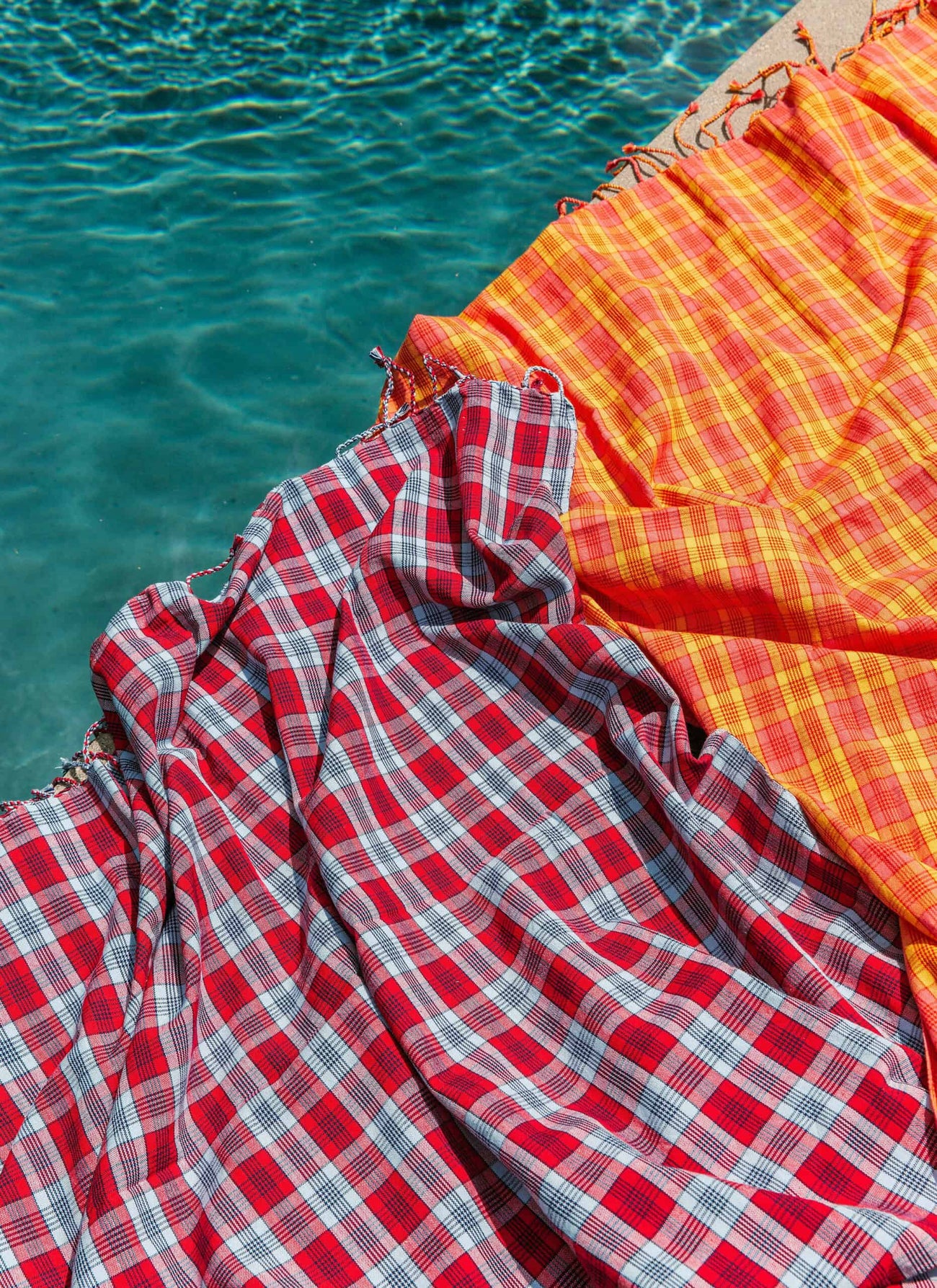 NANTUCKET PLAID - Citrus Beach Towel