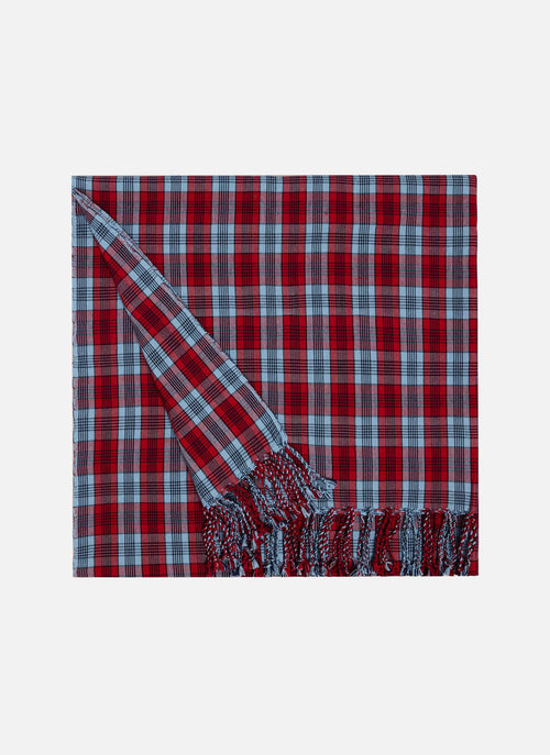 NANTUCKET PLAID -  Red Beach Towel