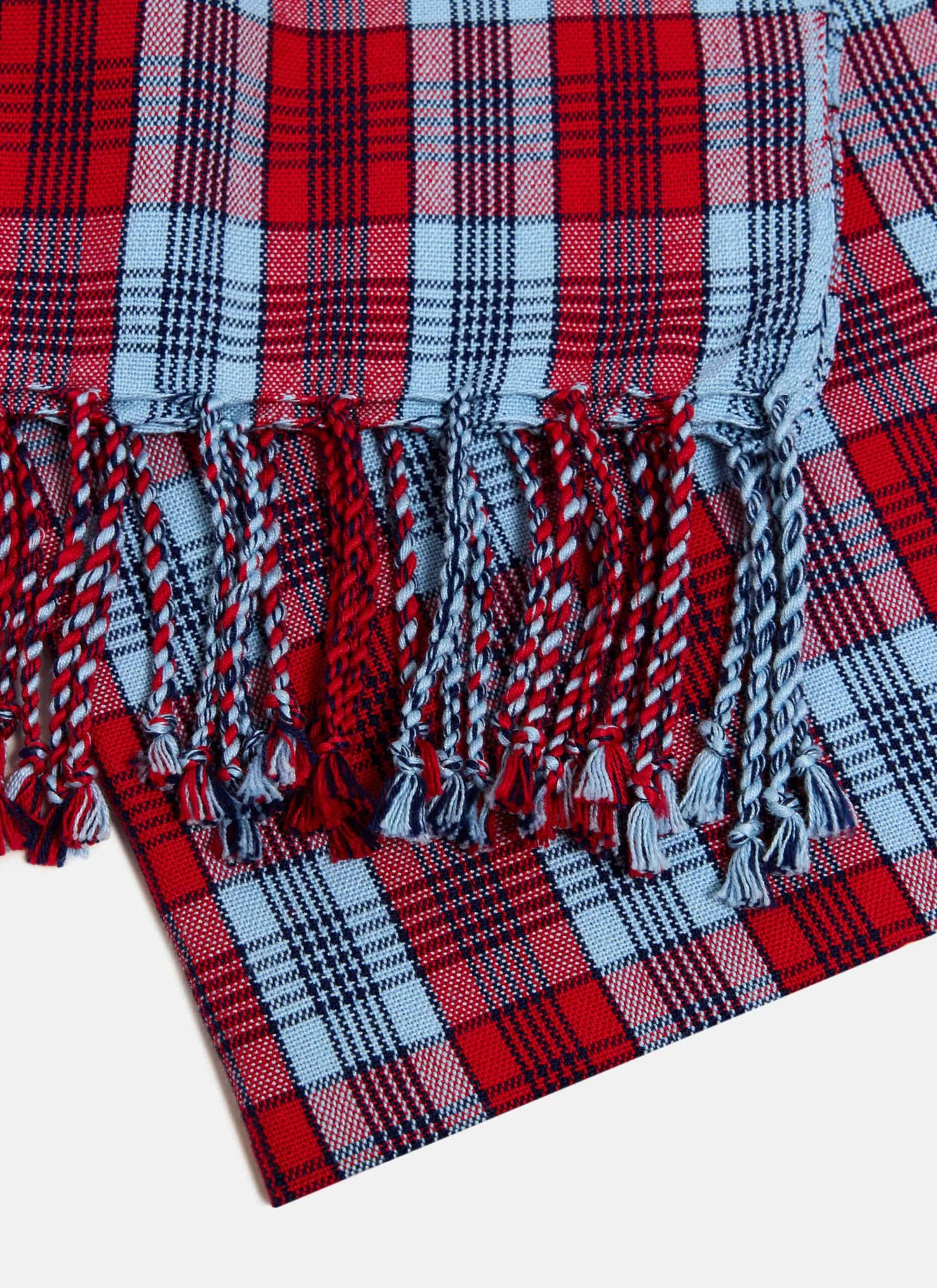 NANTUCKET PLAID -  Red Beach Towel