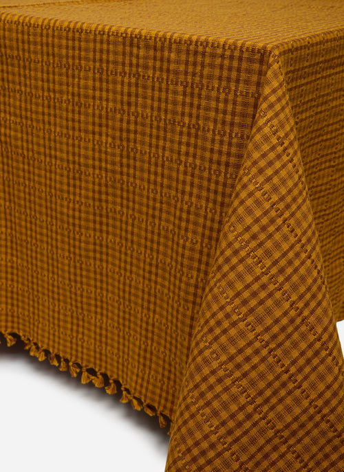 SOHO - Two-Tone Amber Tablecloth