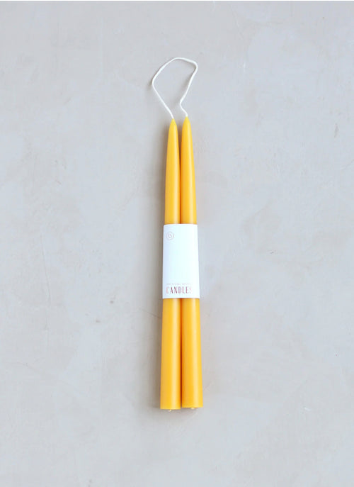 SAFFRON Taper Candles