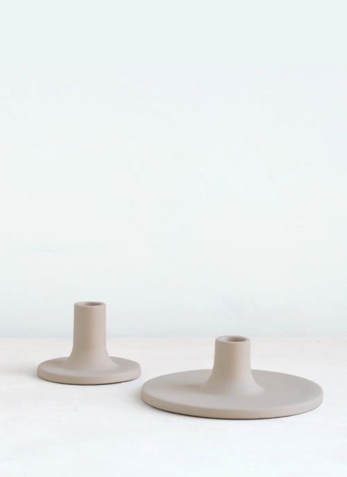 SAND - Ceramic Candlestick Holder