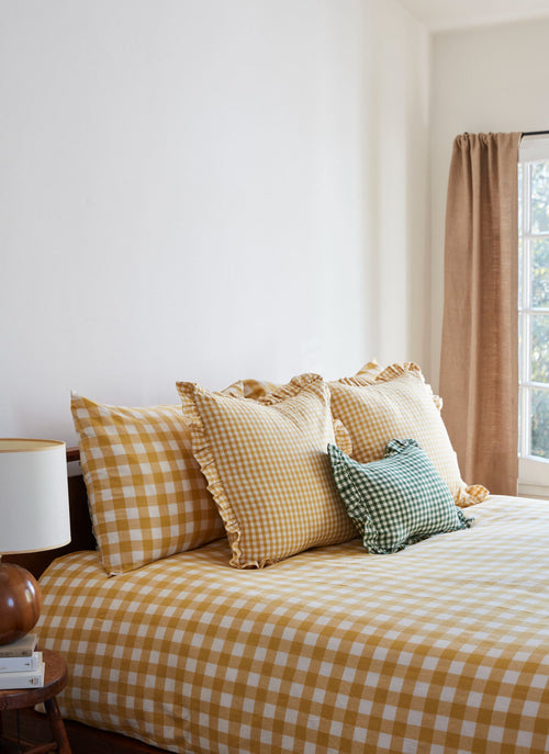 GINGHAM - Sunflower Duvet Cover