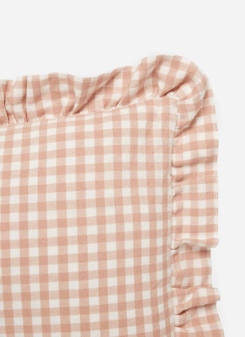 MINI GINGHAM - Blush Petite Pillow