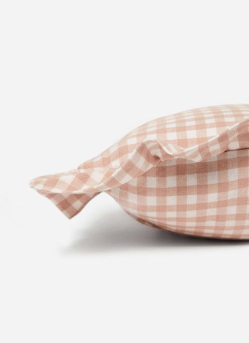 MINI GINGHAM - Blush Petite Pillow